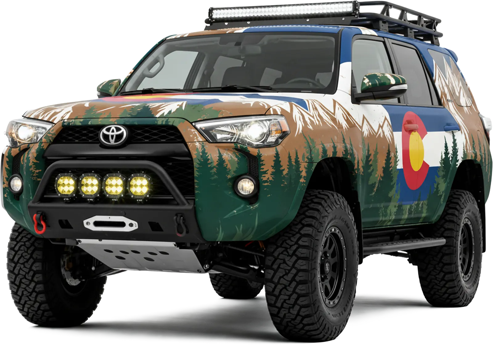 Alternate wrap preview on a 4Runner